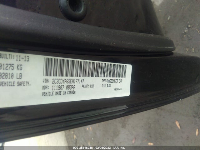 Dodge Challenger Rallye Redline 2014 2C3CDYAG9EH177147 Image 9