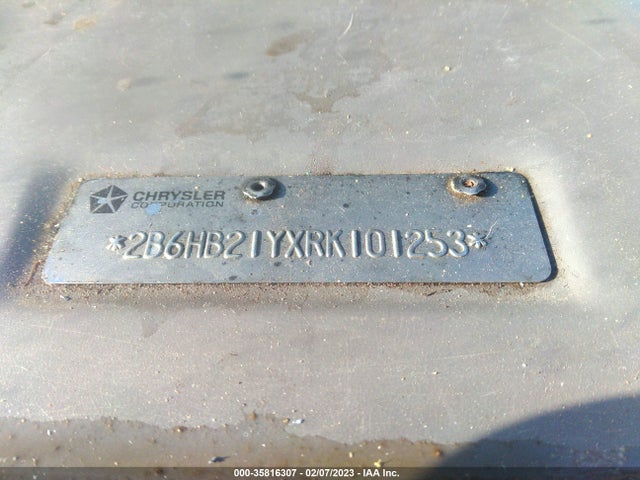 Dodge Ram Van B250 1994 2B6HB21YXRK101253 Image 11