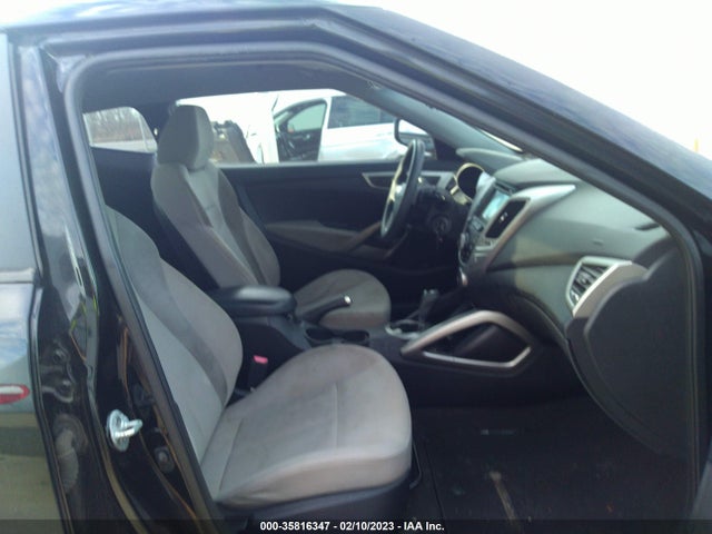 2013 HYUNDAI VELOSTER W/GRAY INT VIN: KMHTC6AD8DU119336