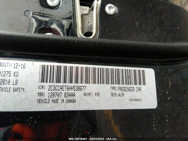 2C3CCAET6HH538677 Chrysler 300 300c
