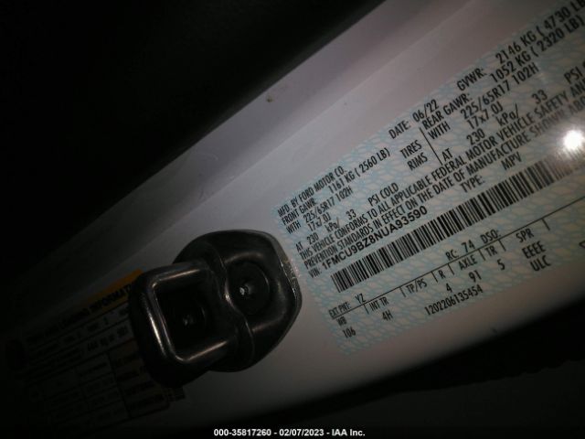 1FMCU9BZ8NUA93590 Ford Escape Se Hybrid
