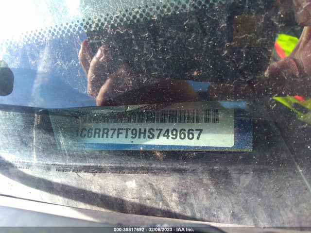 RAM 1500 St 2017 1C6RR7FT9HS749667 Image 9