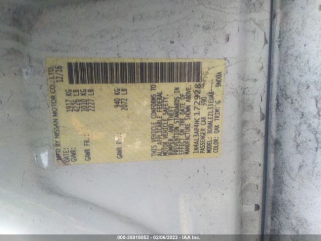 1N4AL3AP4HC172928 Nissan Altima 2.5 S