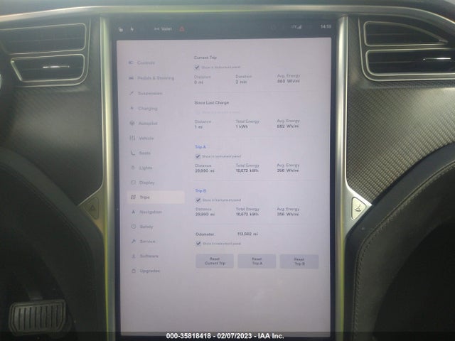 Tesla Model X 90d/75d/100d 2017 5YJXCBE25HF049705 Image 9