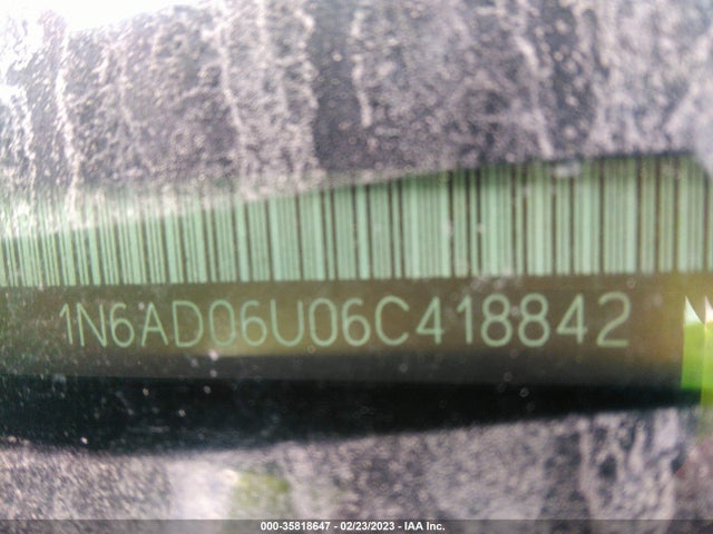 Nissan Frontier Se 2006 1N6AD06U06C418842 Image 10