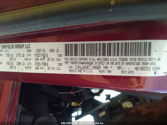 1C4AJWAG8CL109664 Jeep Wrangler Sport