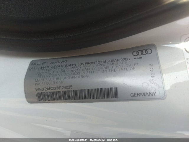 2017 Audi A6, VIN: WAUF2AFCXHN124025