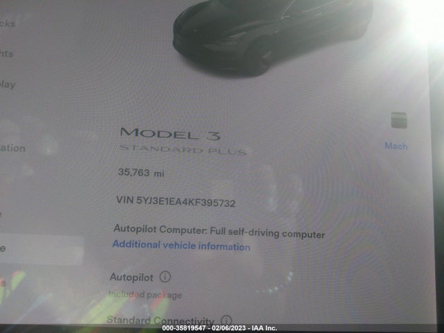 Tesla Model 3 Range 2019 5YJ3E1EA4KF395732 Image 8