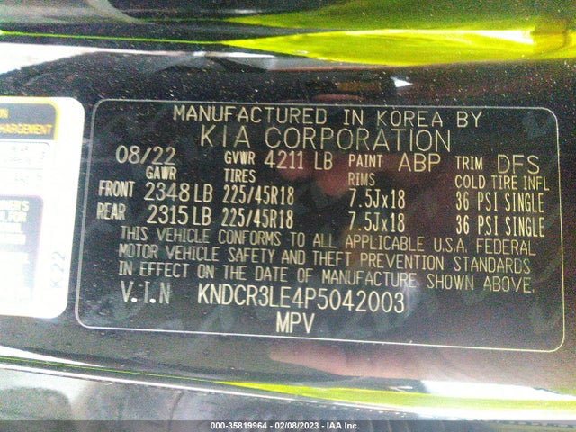 2023 Kia Niro, VIN: KNDCR3LE4P5042003