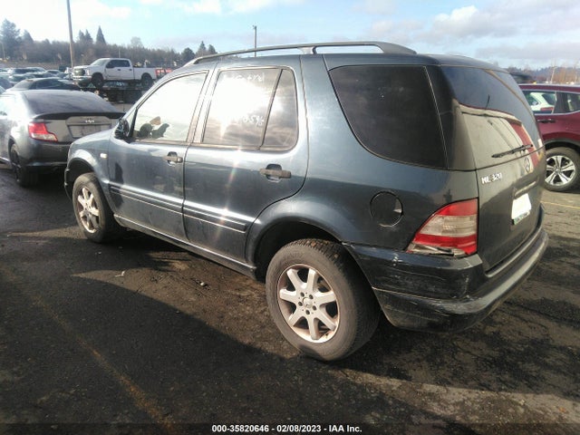 2000 MERCEDES-BENZ M-CLASS VIN: 4JGAB54E6YA160192