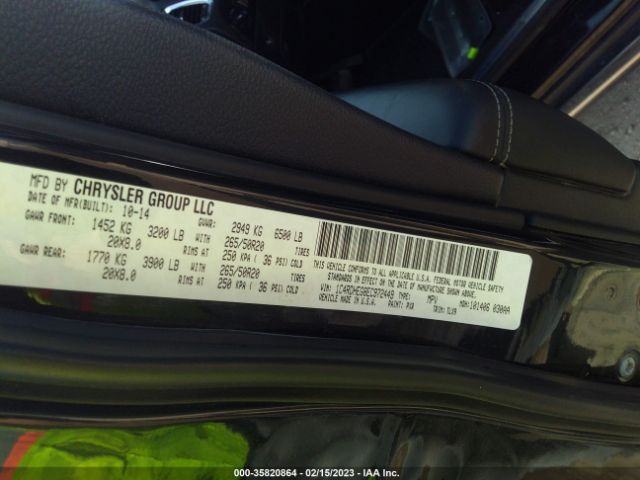 1C4RDHEG8EC972449 Dodge Durango Citadel