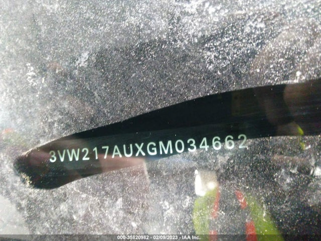 3VW217AUXGM034662 Volkswagen Golf Tsi S