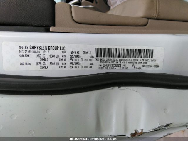1C4RJFCG6EC216179 Jeep Grand Cherokee Overland
