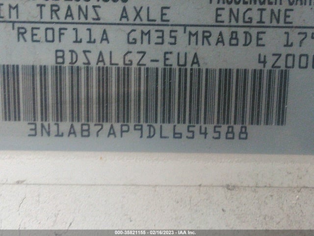 Nissan SENTRA SL 2013 3N1AB7AP9DL654588 Image 9