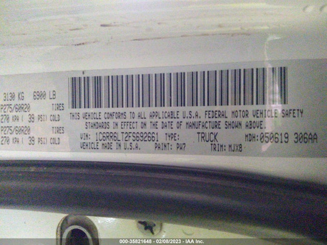 RAM 1500 Lone Star 2015 1C6RR6LT2FS692661 Image 9