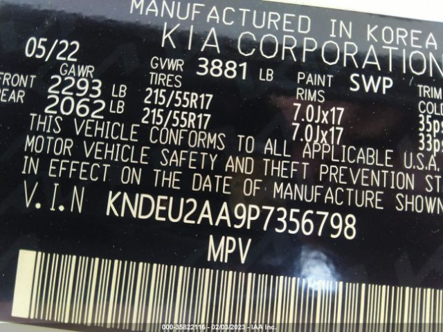 KNDEU2AA9P7356798 KIA SELTOS S