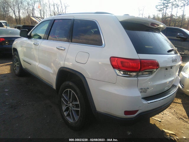 2017 JEEP GRAND CHEROKEE LIMITED VIN: 1C4RJFBG7HC807837