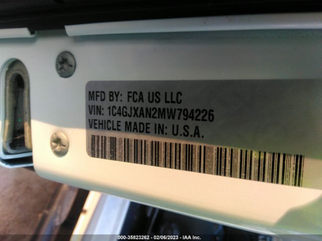 1C4GJXAN2MW794226 Jeep Wrangler Sport S