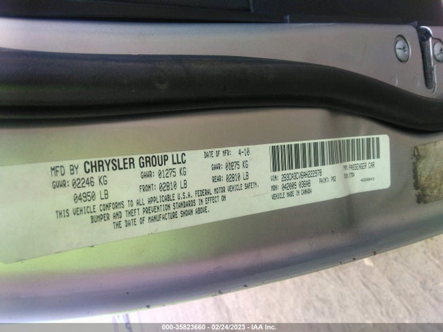 Dodge Charger Sxt 2010 2B3CA3CV6AH222978 Image 9