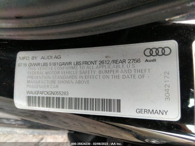 Audi A6 2.0t Premium Plus 2016 WAUGFAFCXGN055263 Image 9