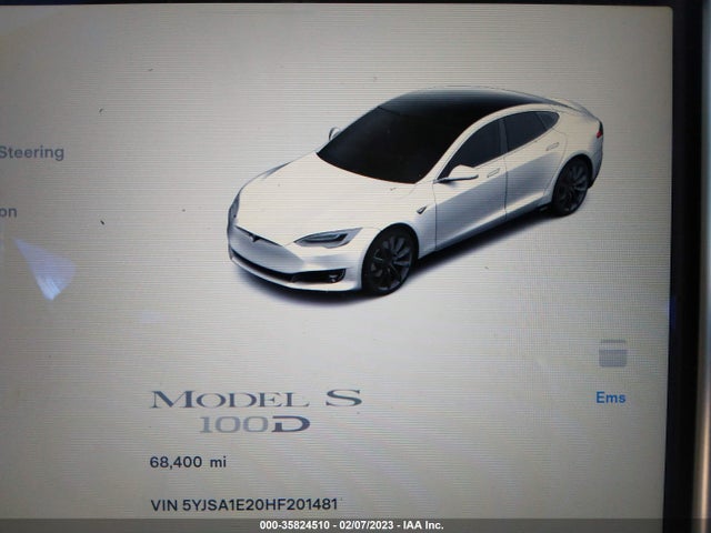5YJSA1E20HF201481 Tesla Model S 100d/90d/75d/60d/p100d