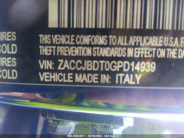 ZACCJBDT0GPD14939 Jeep Renegade Limited