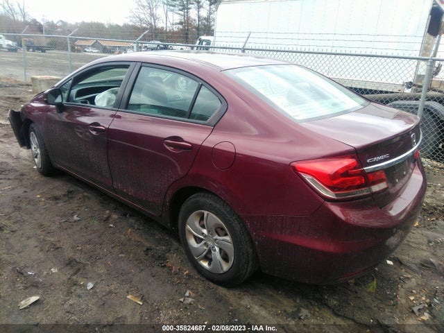 2013 HONDA CIVIC SDN LX VIN: 2HGFB2F52DH534395