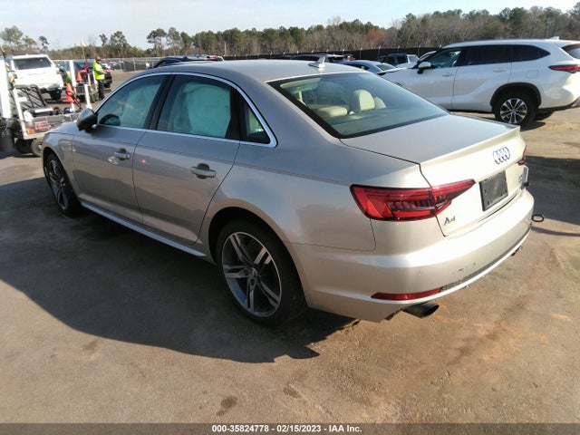2017 AUDI A4 PREMIUM PLUS VIN: WAUENAF47HA027206