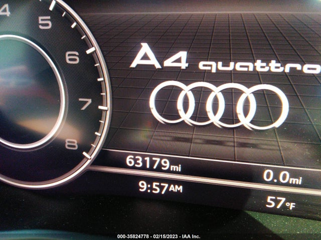 2017 AUDI A4 PREMIUM PLUS VIN: WAUENAF47HA027206