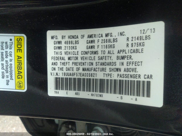 2014 Acura TL, VIN: 19UUA8F57EA005621