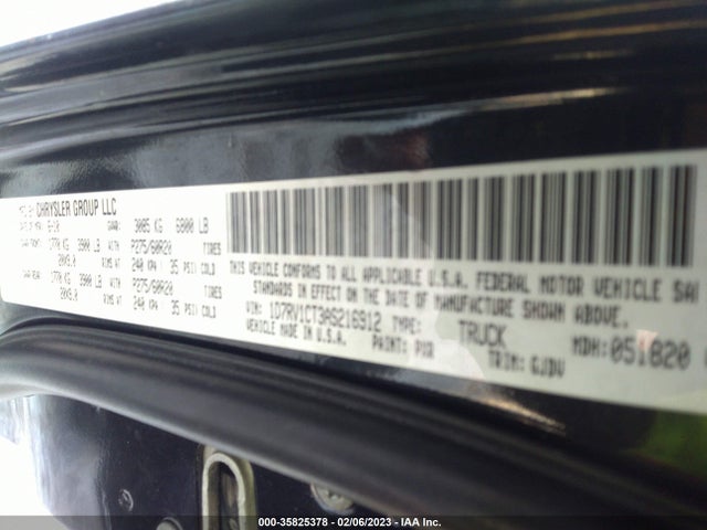 Dodge Ram 1500 Laramie 2010 1D7RV1CT3AS216912 Image 10