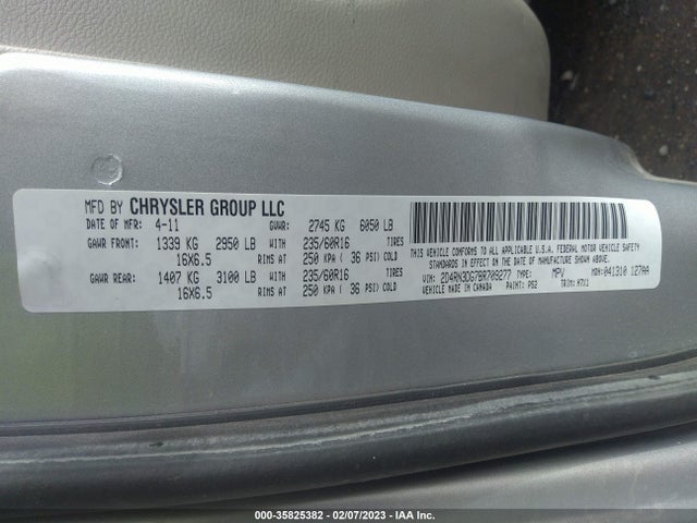 Dodge Grand Caravan Mainstreet 2011 2D4RN3DG7BR709277 Image 10