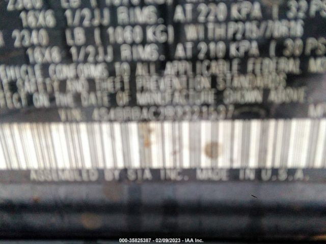 4S4BRBAC2B3321537 Subaru Outback 2.5i