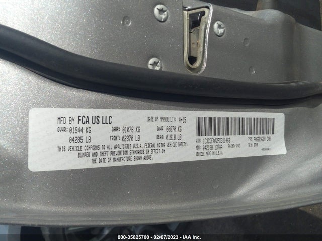 Dodge DART SE 2015 1C3CDFAA2FD311463 Image 10