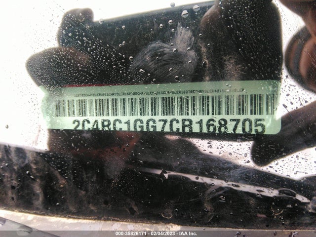 2C4RC1GG7CR168705 Chrysler Town & Country Limited