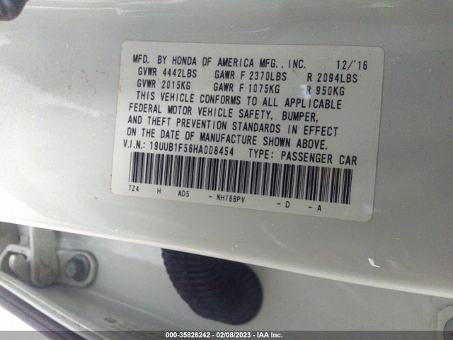 Acura Tlx W/technology Pkg 2017 19UUB1F56HA008454 Image 9