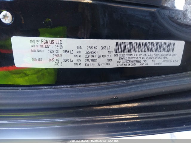 Dodge Grand Caravan Se 35th Anniversary 2019 2C4RDGBG9KR783603 Image 10