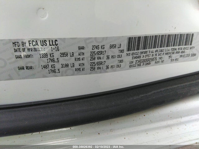 Dodge Grand Caravan Se Plus 2016 2C4RDGBG9GR250576 Image 9