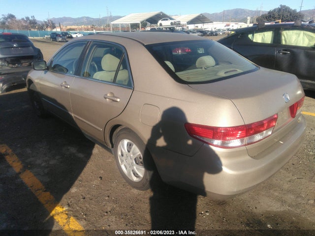 2003 HONDA ACCORD SDN LX VIN: 1HGCM56363A037408