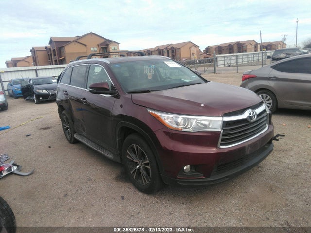 2016 Toyota Highlander, VIN: 5TDKKRFH0GS163307