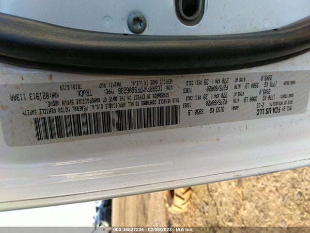 RAM 1500 Laramie 2015 1C6RR7VM7FS606238 Image 10