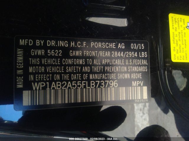 WP1AB2A55FLB73796 Porsche MACAN S