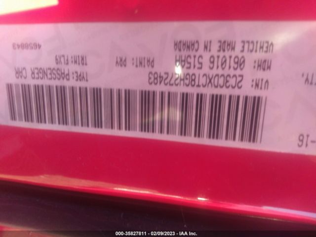 2C3CDXCT8GH272483 Dodge Charger Road/track
