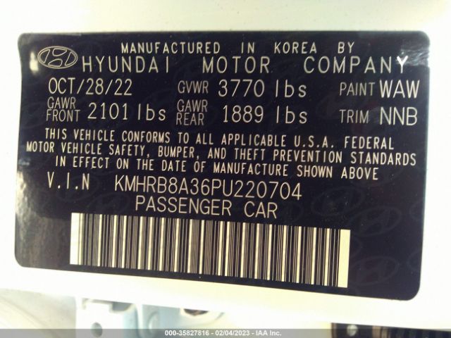 Hyundai Venue Se 2023 KMHRB8A36PU220704 Image 11