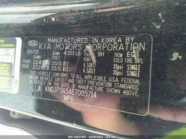 KNDJP3A54E7005714 KIA SOUL +
