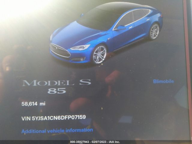 5YJSA1CN6DFP07159 Tesla MODEL S