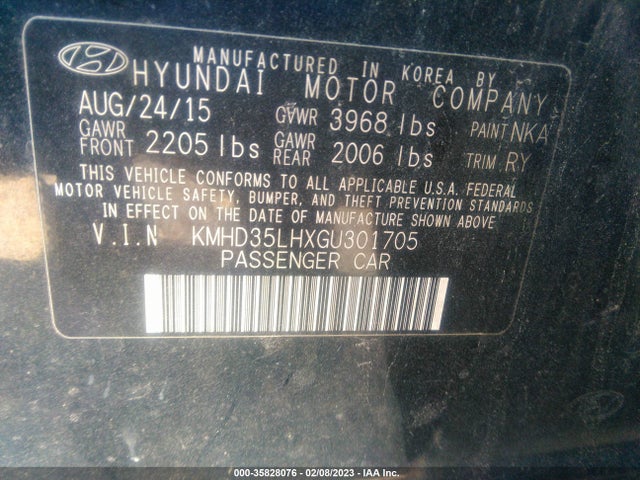 Hyundai ELANTRA GT 2016 KMHD35LHXGU301705 Image 9