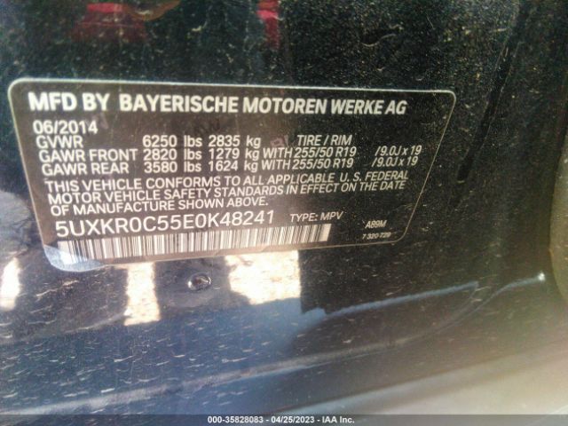 5UXKR0C55E0K48241 BMW X5 Xdrive35i