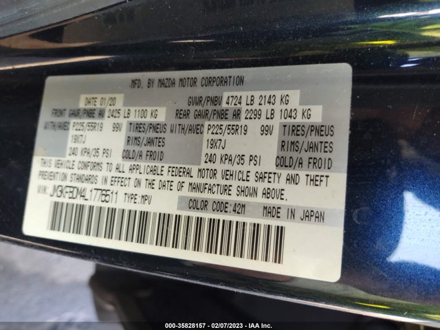 2020 Mazda CX-5, VIN: JM3KFBDM4L1776511