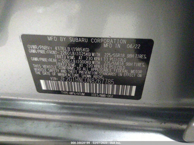 2022 Subaru Crosstrek, VIN: JF2GTHNC0N8267785